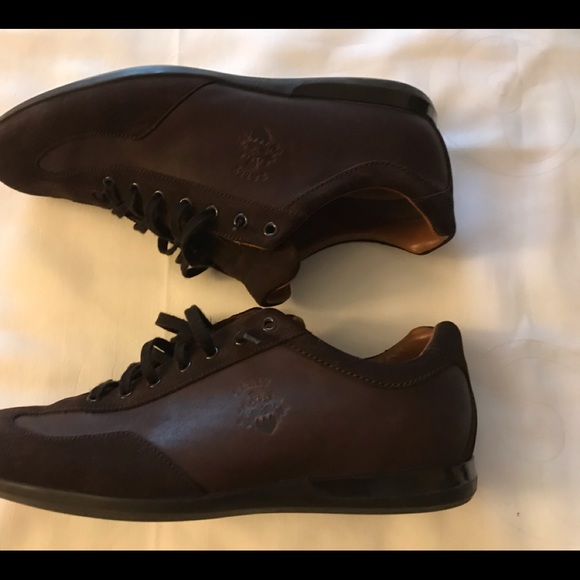 Bally Brown Suede& Leather Sneaker - Picture 2 of 13